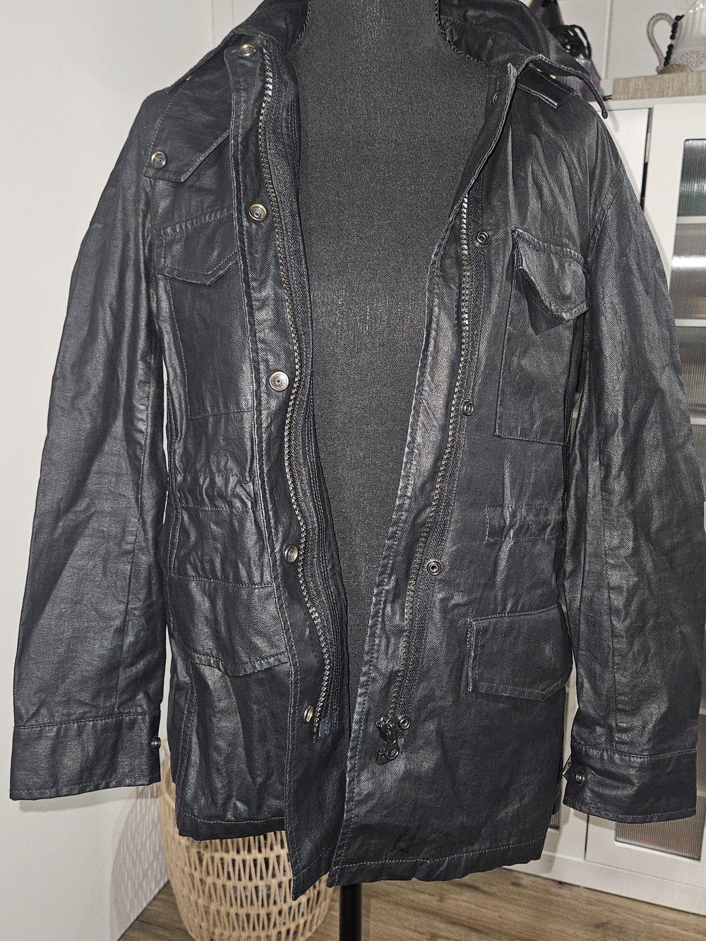 Madewell Black Hooded Field Jacket